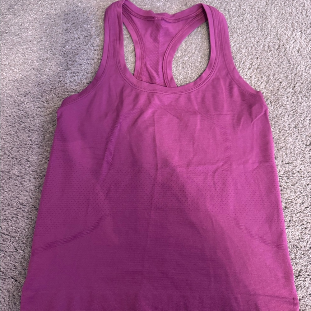 Lululemon Athletica Magenta Tank Top